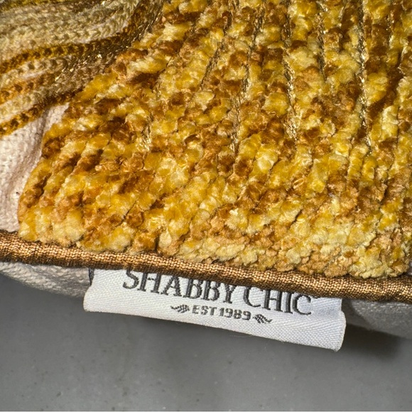 Shabby Chic Pillow Sunflower Beaded Embroidered Floral Boho Cottagecore - Picture 4 of 6